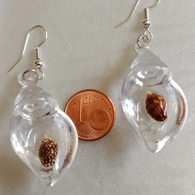 Boucles d'oreilles coquillage 